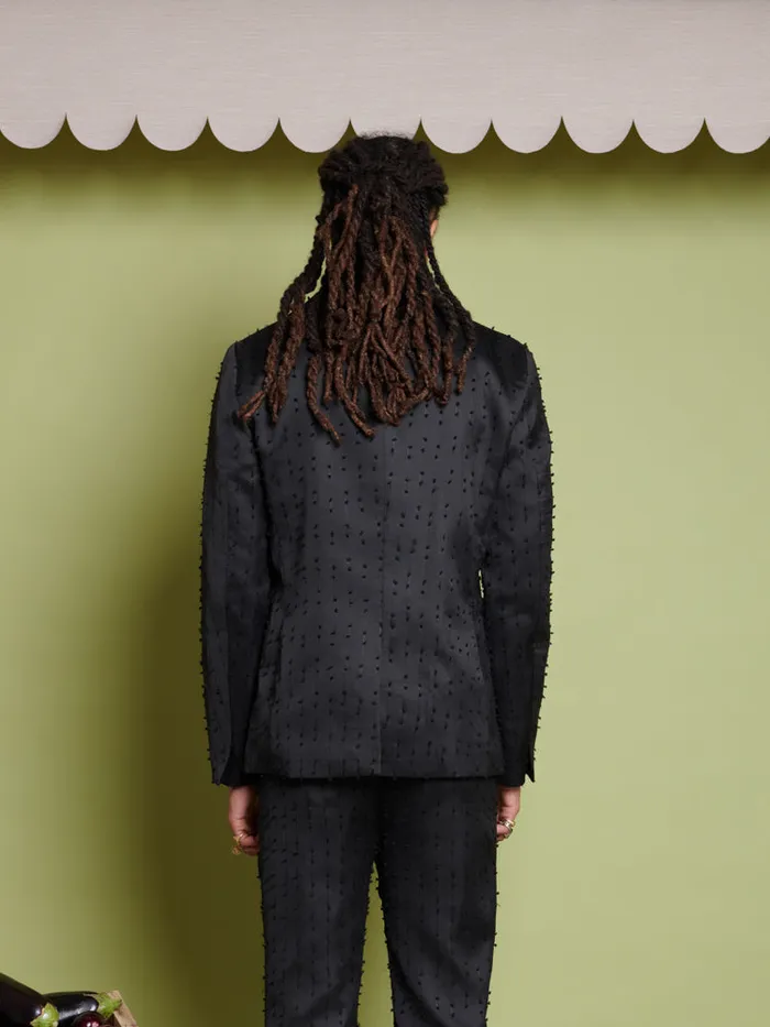 Men Sister Jane Jackets Bailey Texture Blazer Coal Black