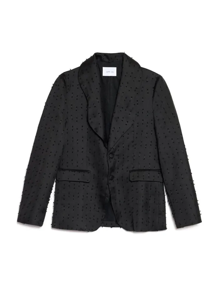 Men Sister Jane Jackets Bailey Texture Blazer Coal Black