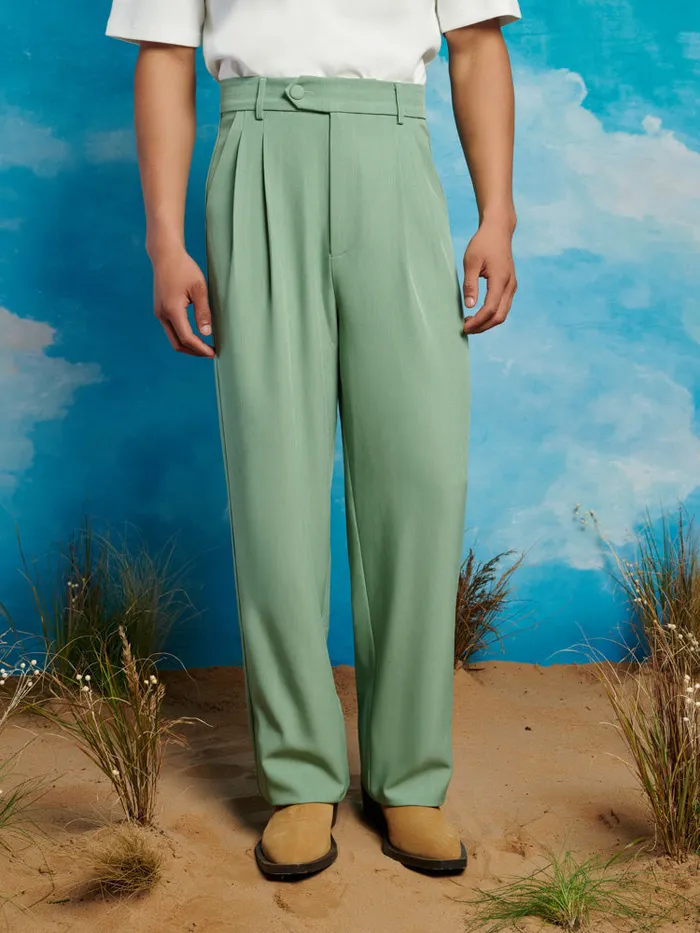 Men Sister Jane Trousers Lionel High Waisted Trousers Mint Green