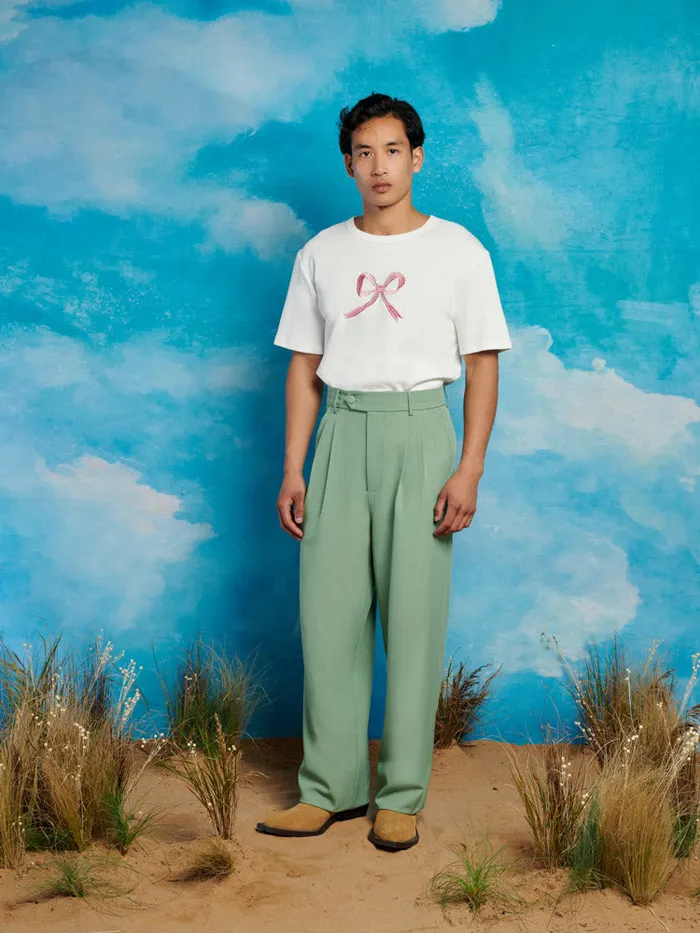 Men Sister Jane Trousers Lionel High Waisted Trousers Mint Green