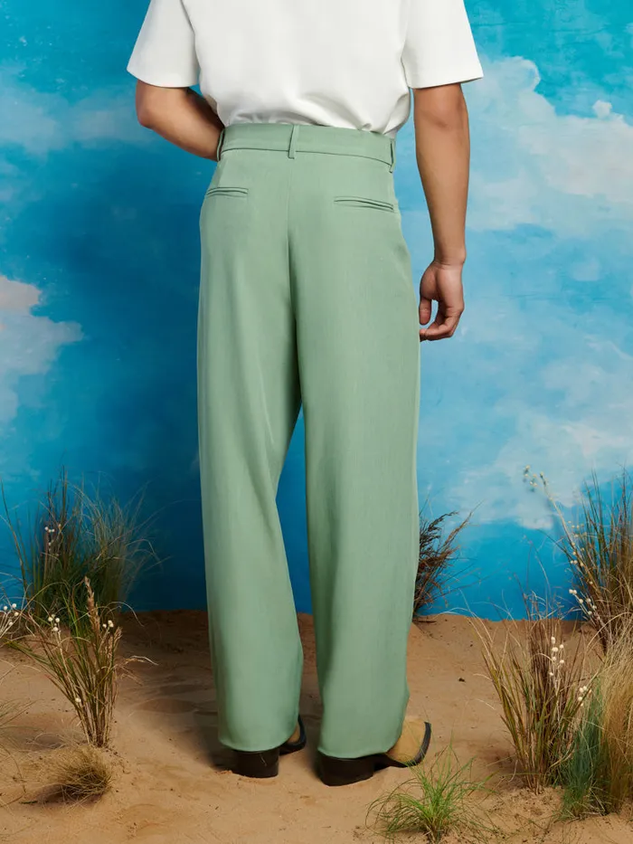 Men Sister Jane Trousers Lionel High Waisted Trousers Mint Green