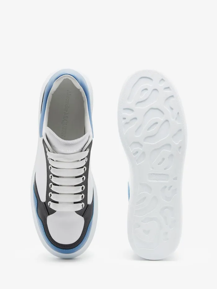 Men Sneakers Alexander McQueen Oversized Sneaker Whiteblueash Grey