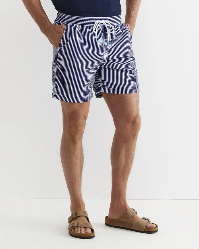 Men Sportscraft Swimwear Douglas Swim Short Blue Multi