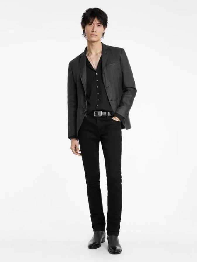 Men Suit Jackets John Varvatos BALDWIN JACKET Black