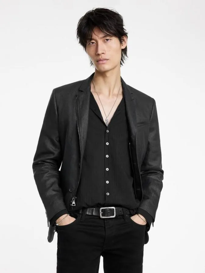 Men Suit Jackets John Varvatos BALDWIN JACKET Black