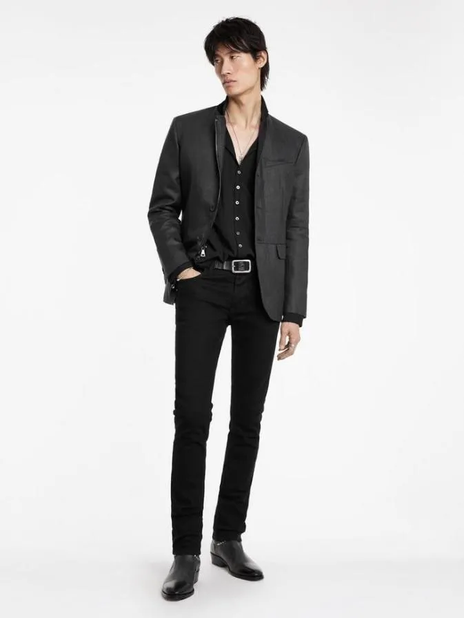 Men Suit Jackets John Varvatos BALDWIN JACKET Black