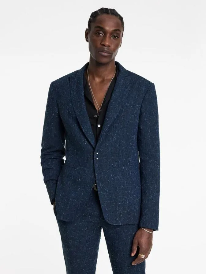 Men Suit Jackets John Varvatos LYNN JACKET Deep Blue