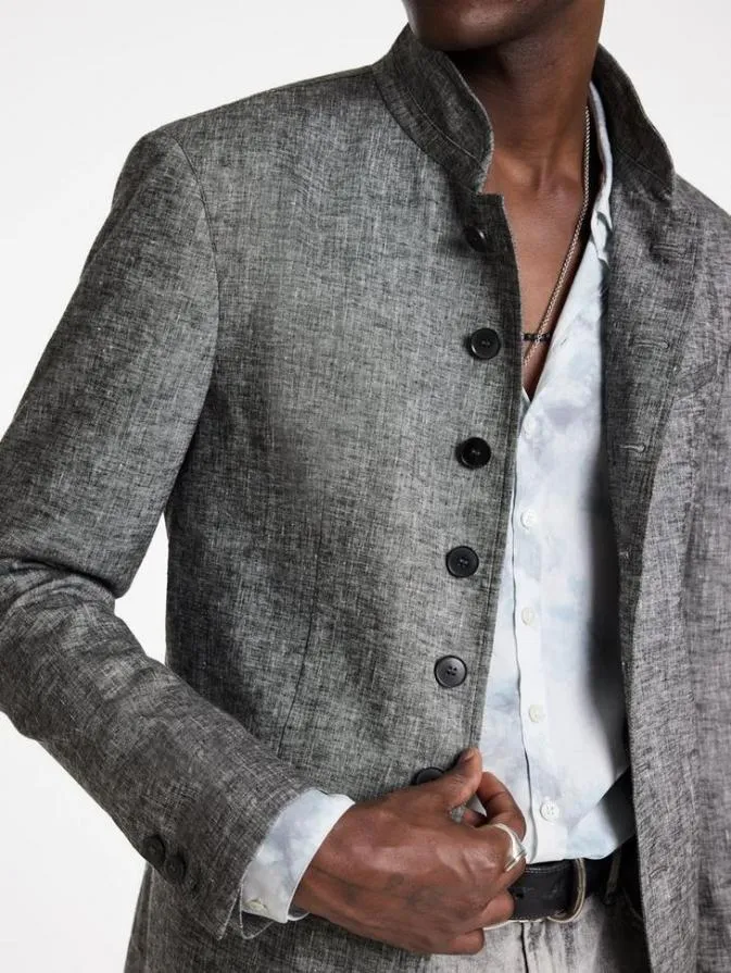 Men Suit Jackets John Varvatos REDWOOD JACKET Med Grey