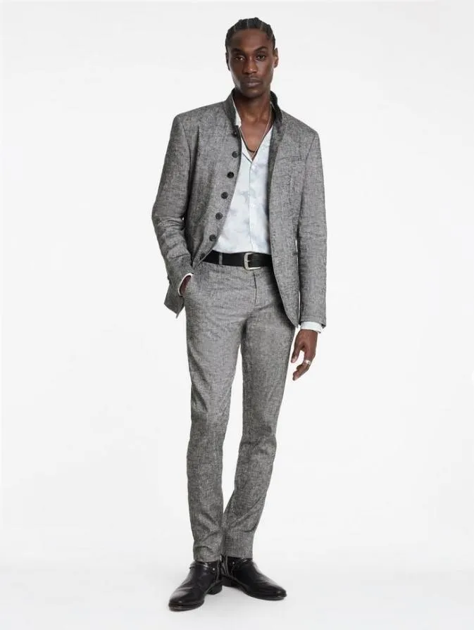 Men Suit Jackets John Varvatos REDWOOD JACKET Med Grey