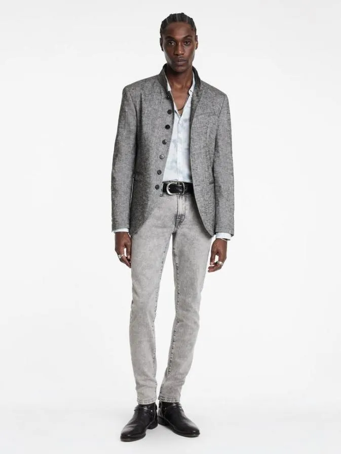 Men Suit Jackets John Varvatos REDWOOD JACKET Med Grey