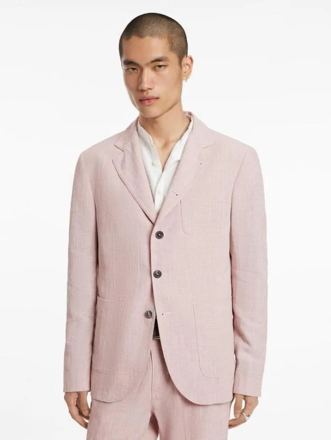 Men Suit Jackets John Varvatos SUNSEA JACKET Barn Red