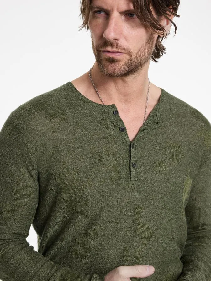 Men Sweaters John Varvatos AGUSTIN HENLEY Jungle