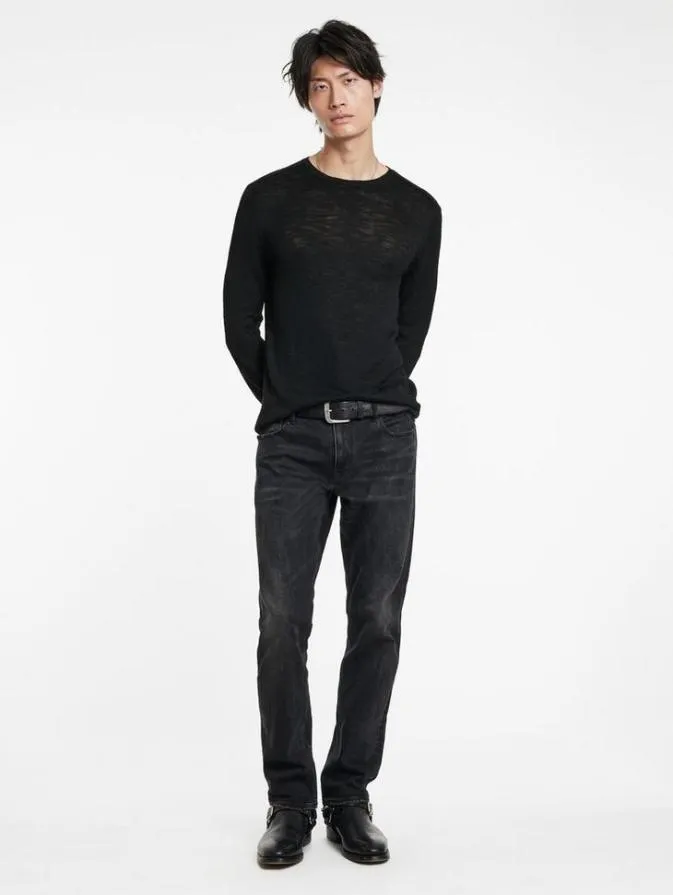 Men Sweaters John Varvatos AVEIRO CREW Black