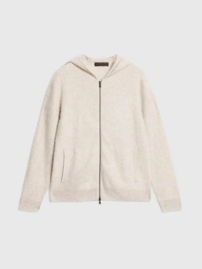 Men Sweaters John Varvatos CATHERINE HOODIE Cork