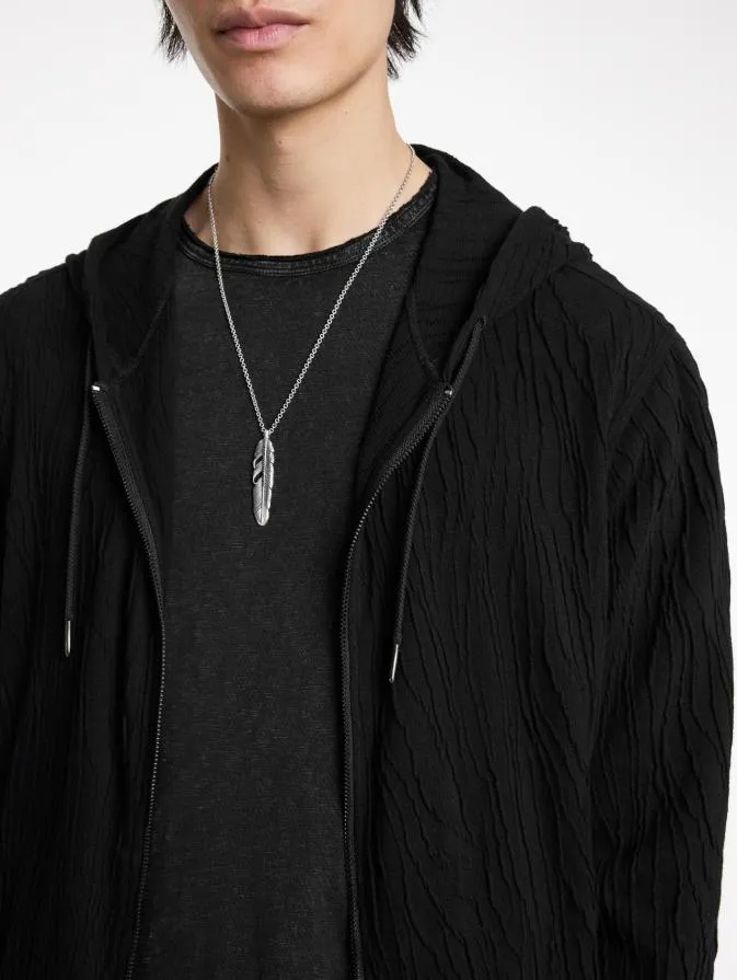 Men Sweaters John Varvatos IHSAN HOODIE Black