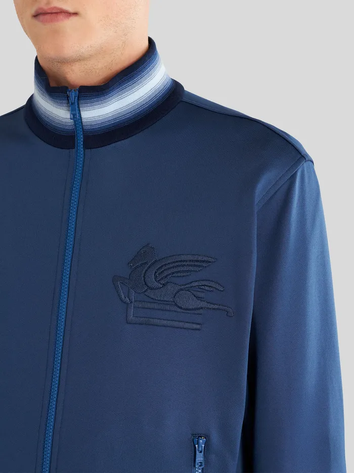 Men Sweatshirt With Logo On Chest Etro Sweatshirts