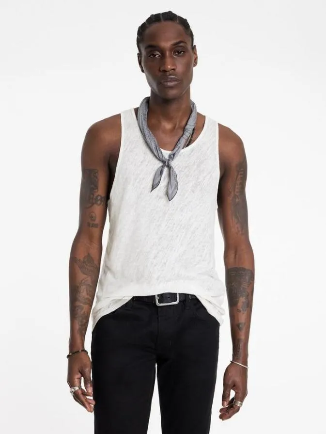 Men TShirts John Varvatos BROOME TANK White