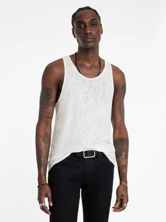 Men TShirts John Varvatos BROOME TANK White