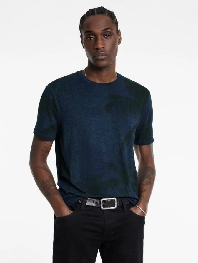 Men TShirts John Varvatos GOBI CREW Navy