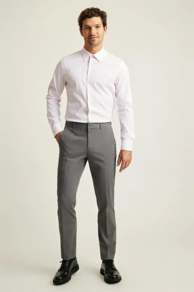 Men Tech Button Down Shirt Pink Bayard Plaid Bonobos Casual Shirts
