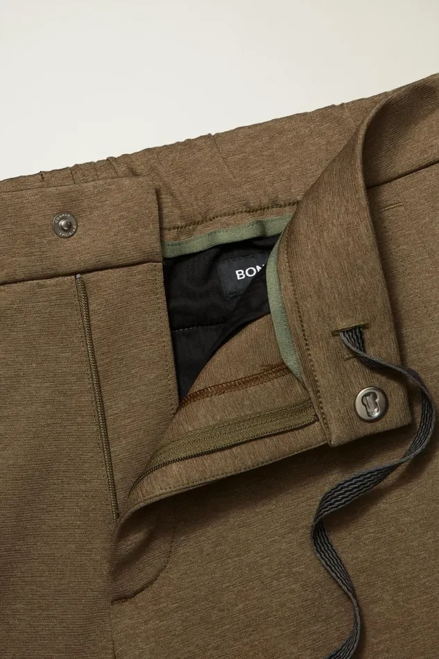 Men The All Week Flex Pant Heather Maple Bark Bonobos Joggers and Athleisure