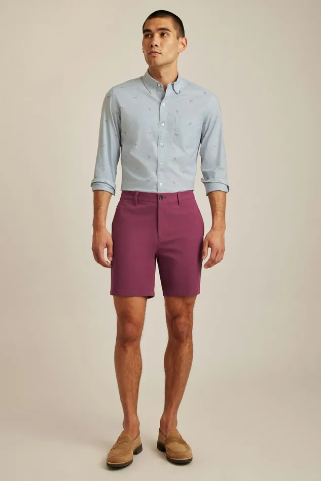 Men The Chino Short 20 Crushed Violet Bonobos Chino Shorts