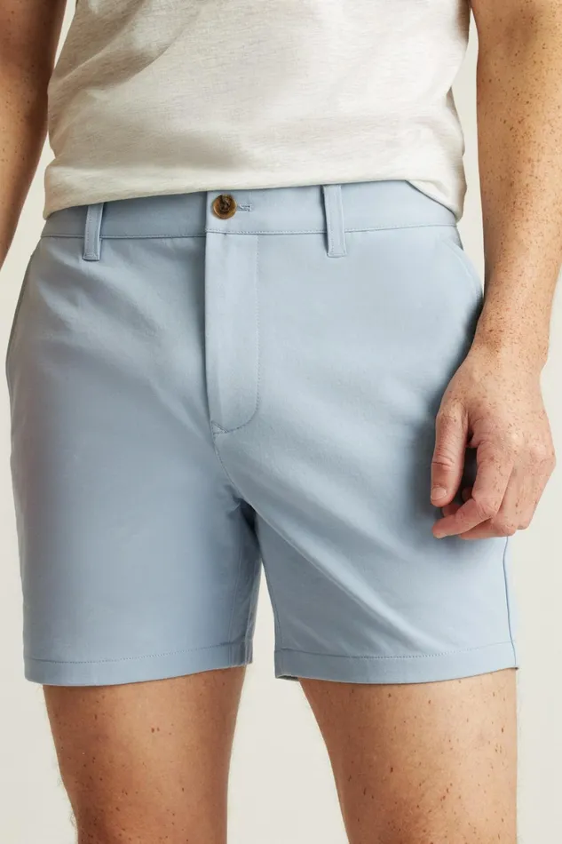 Men The Chino Short 20 Dusty Blue Bonobos Chino Shorts