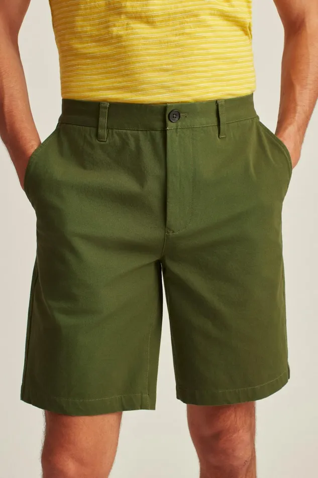 Men The Chino Short 20 Pickle Green Bonobos Chino Shorts
