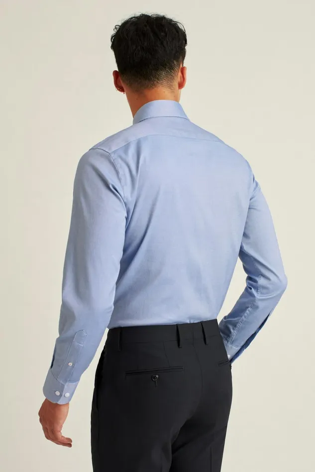 Men The Desk To Dinner Shirt Blue Texture Bonobos Business Casual Shirts