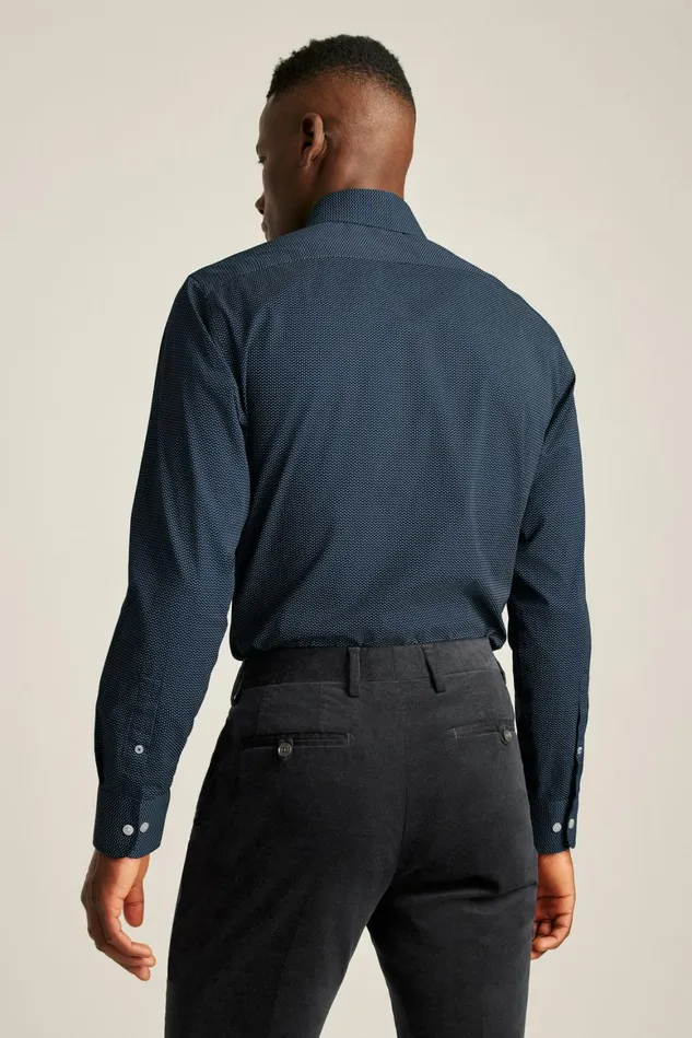 Men The Desk To Dinner Shirt Navy Geo Bonobos Business Casual Shirts
