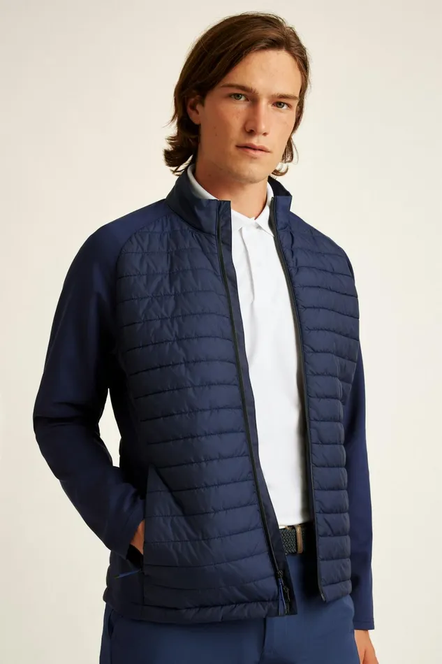 Men The Elements Jacket Navy Bonobos Jackets and Coats