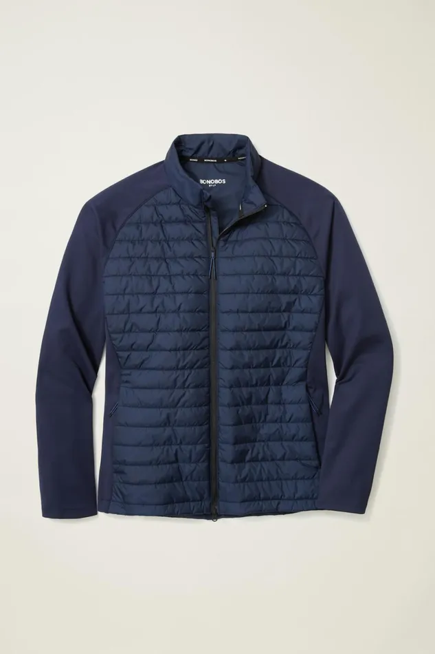 Men The Elements Jacket Navy Bonobos Jackets and Coats