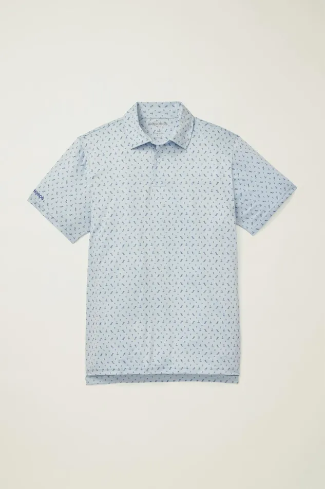 Men The Performance Golf Polo First Tee Blues Bonobos Polos