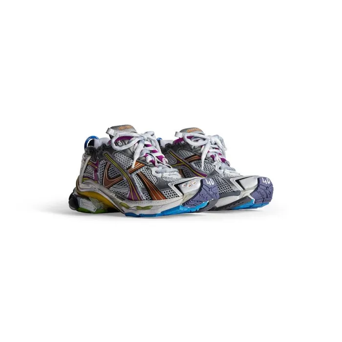 Men Trainers Balenciaga Runner Trainers In Grey
