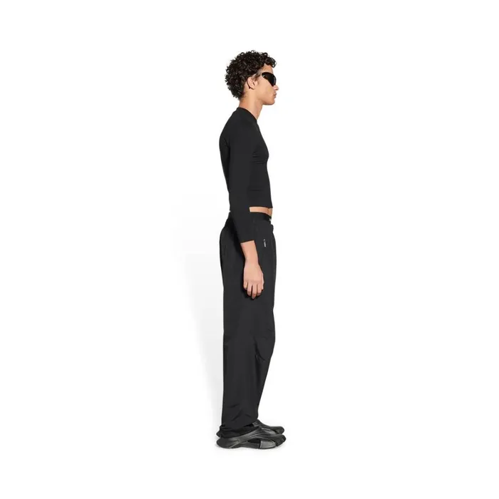 Men Trousers Balenciaga 3b Sports Icon Small Fit Tracksuit Trousers In Black