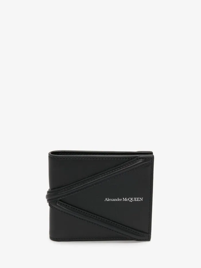 Men Wallets And Cardholders Alexander McQueen The Harness Billfold Wallet Black Men Wallets And Cardholders Alexander McQueen The Harness Billfold Wallet Black