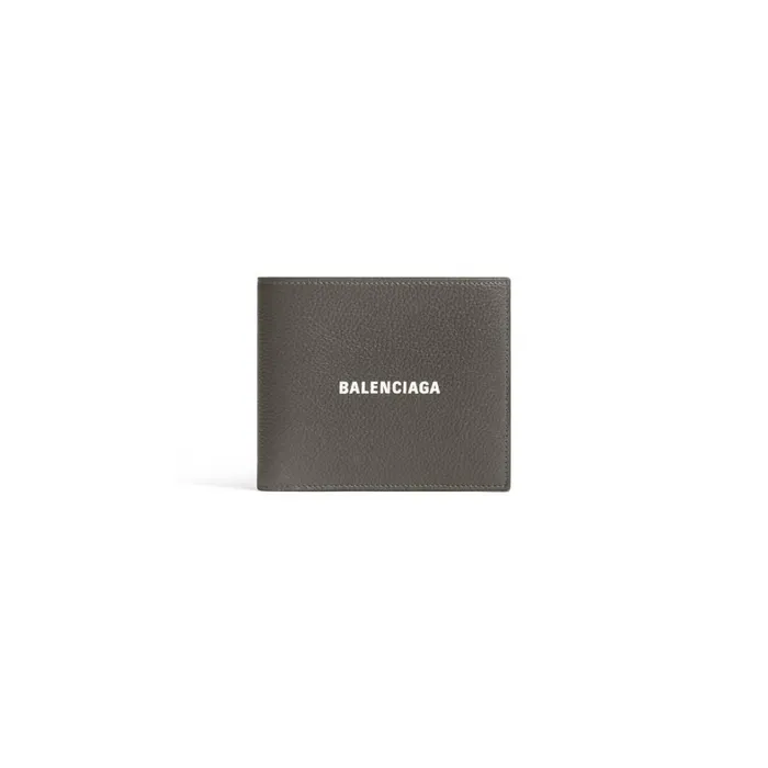 Men Wallets Balenciaga Cash Square Folded Wallet In Dark Green