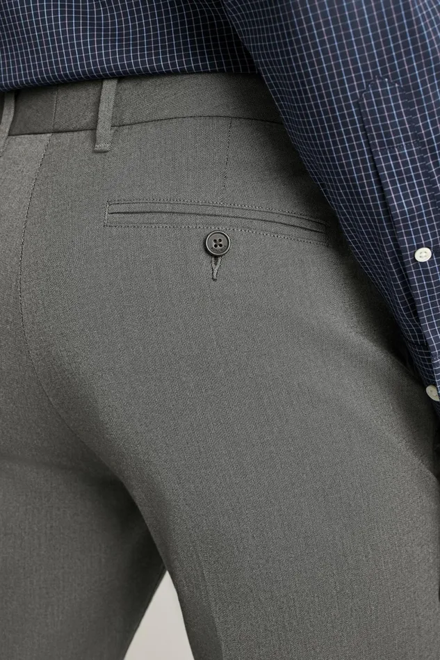 Men Weekday Warrior Dress Pants Tuesday Charcoal Yarn Dye Bonobos Dress Pants