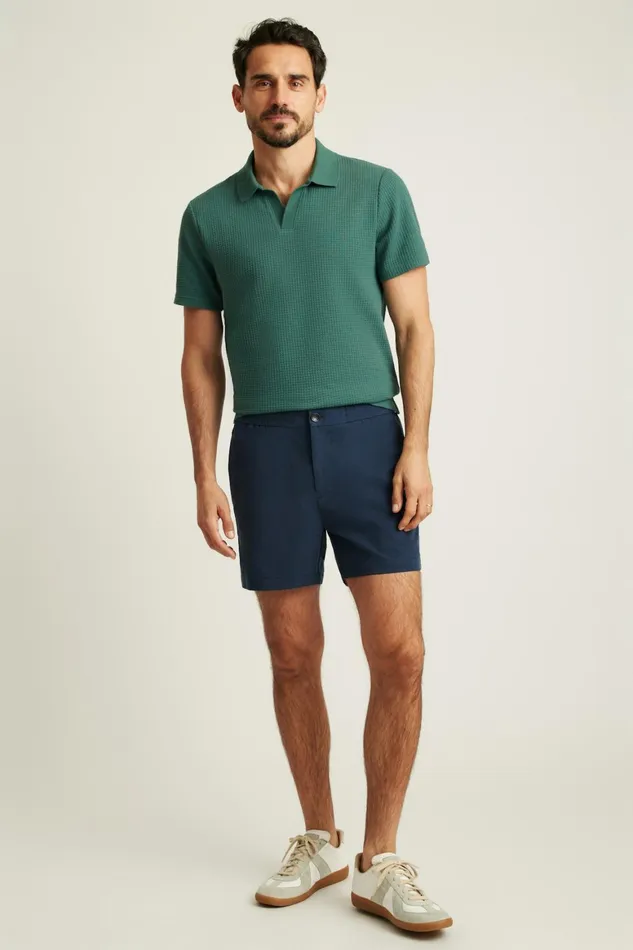 Men Weekend Wanderer Short Navy Blue Bonobos Casual Shorts