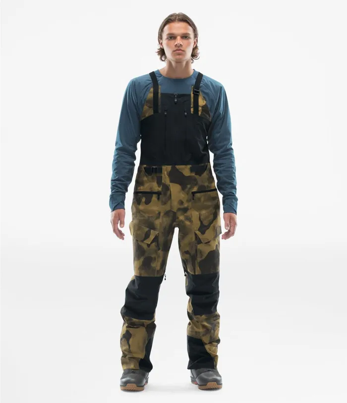Mens ACAD FUTURELIGHT Bibs British Khaki Ridgeline Camo weathered Black The North Face Snowsports