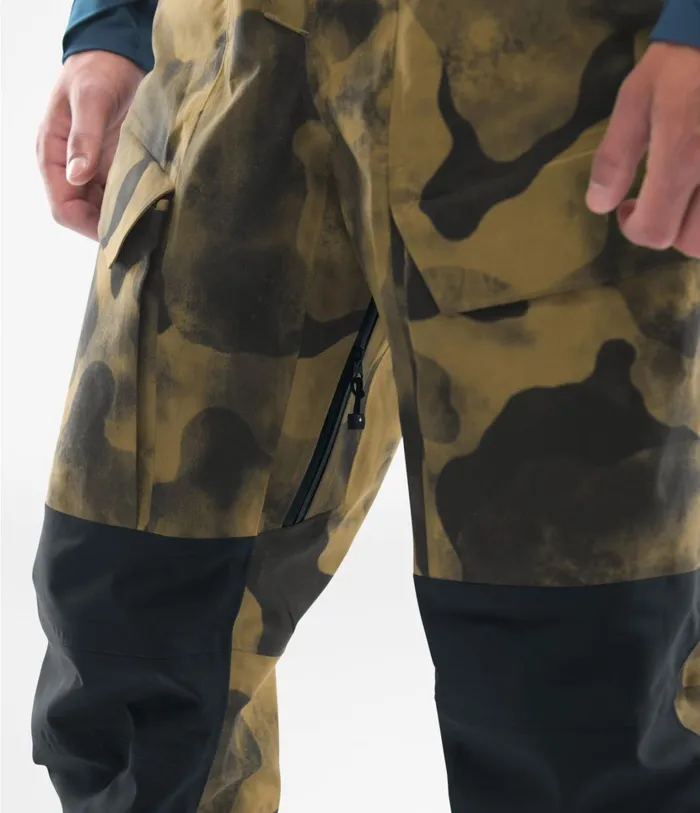 Mens ACAD FUTURELIGHT Bibs British Khaki Ridgeline Camo weathered Black The North Face Snowsports