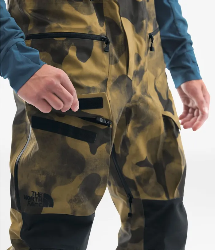 Mens ACAD FUTURELIGHT Bibs British Khaki Ridgeline Camo weathered Black The North Face Snowsports