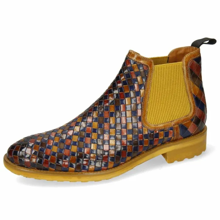 Mens Ankle Boots Melvin and Hamilton Brad 6 Multi