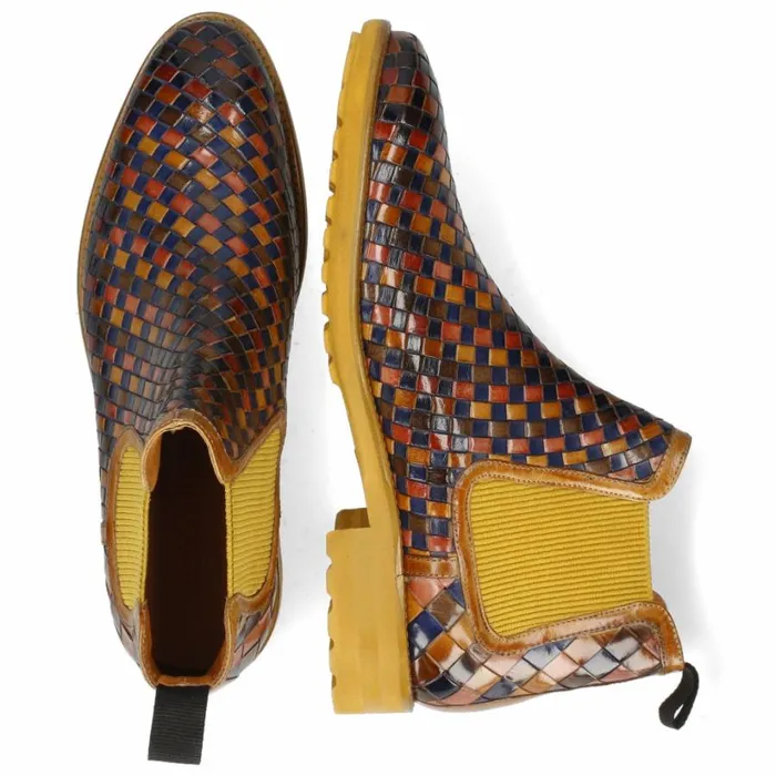 Mens Ankle Boots Melvin and Hamilton Brad 6 Multi