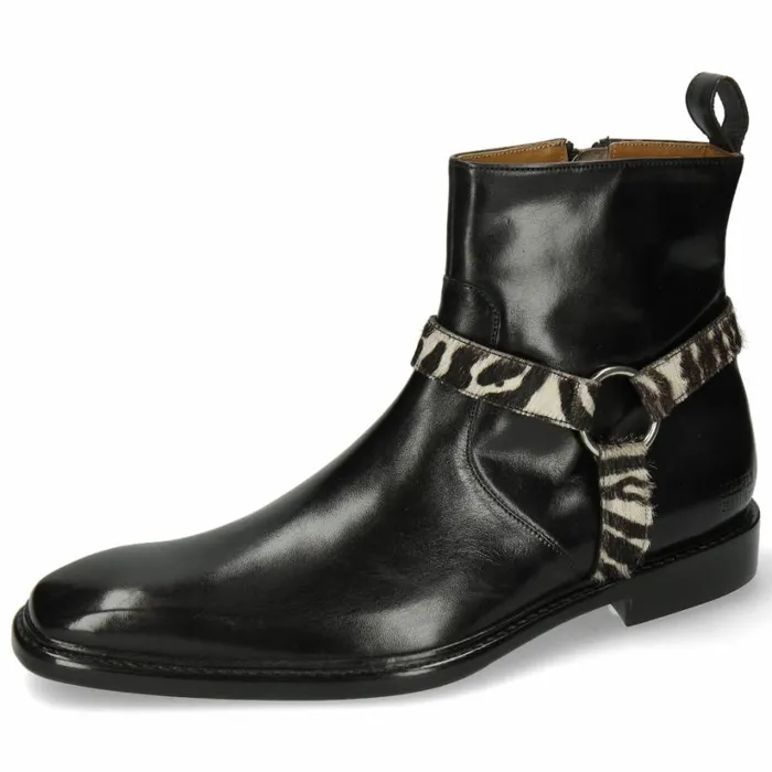 Mens Ankle Boots Melvin and Hamilton Clark 39 Black