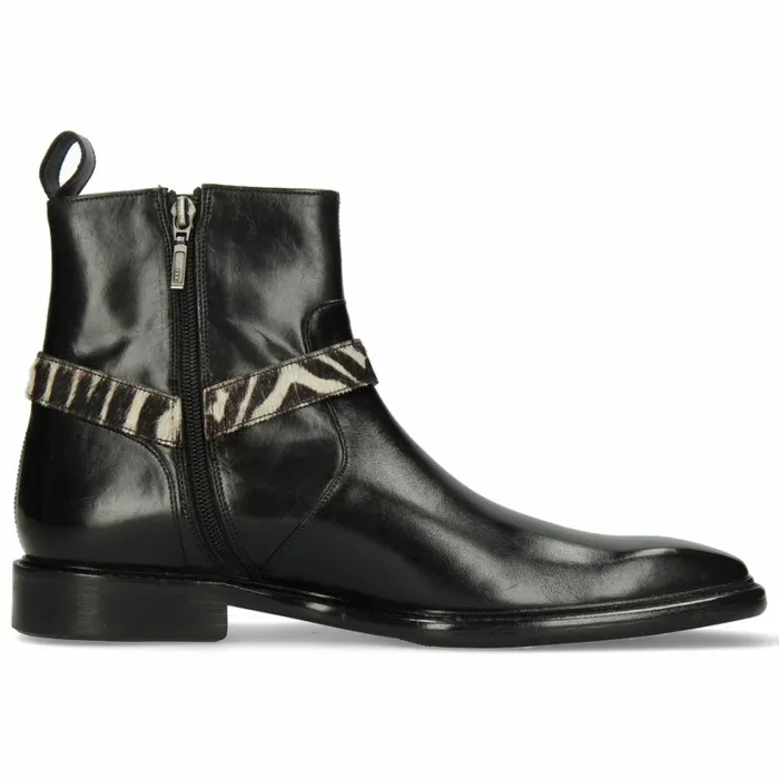 Mens Ankle Boots Melvin and Hamilton Clark 39 Black