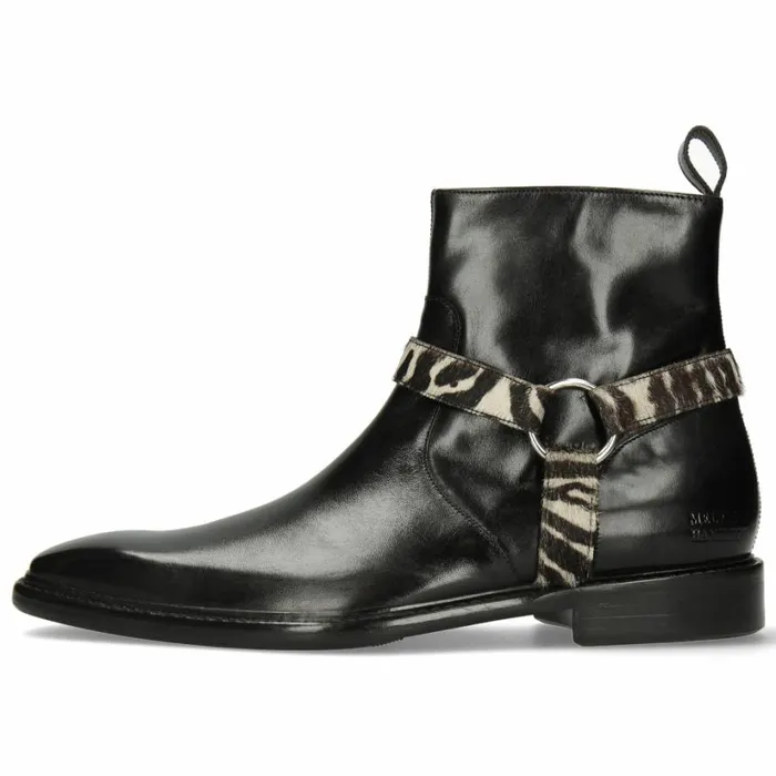 Mens Ankle Boots Melvin and Hamilton Clark 39 Black