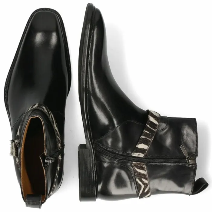 Mens Ankle Boots Melvin and Hamilton Clark 39 Black