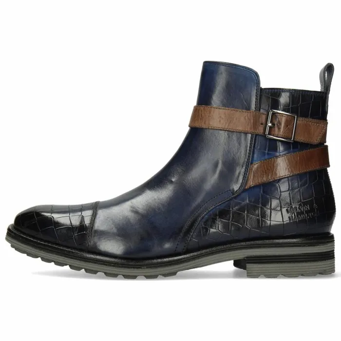 Mens Ankle Boots Melvin and Hamilton Eddy 9 Blue