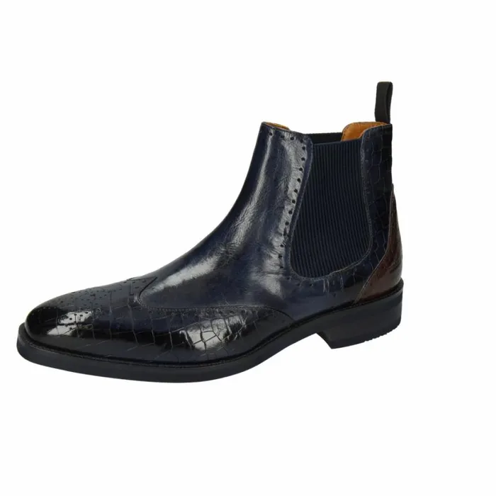 Mens Ankle Boots Melvin and Hamilton Jeff 35 Blue